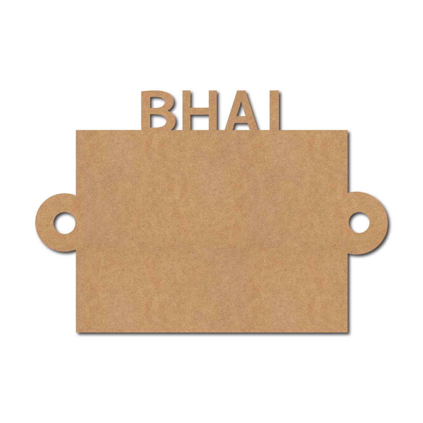 Bhai Rakhi Cutout MDF Design 4