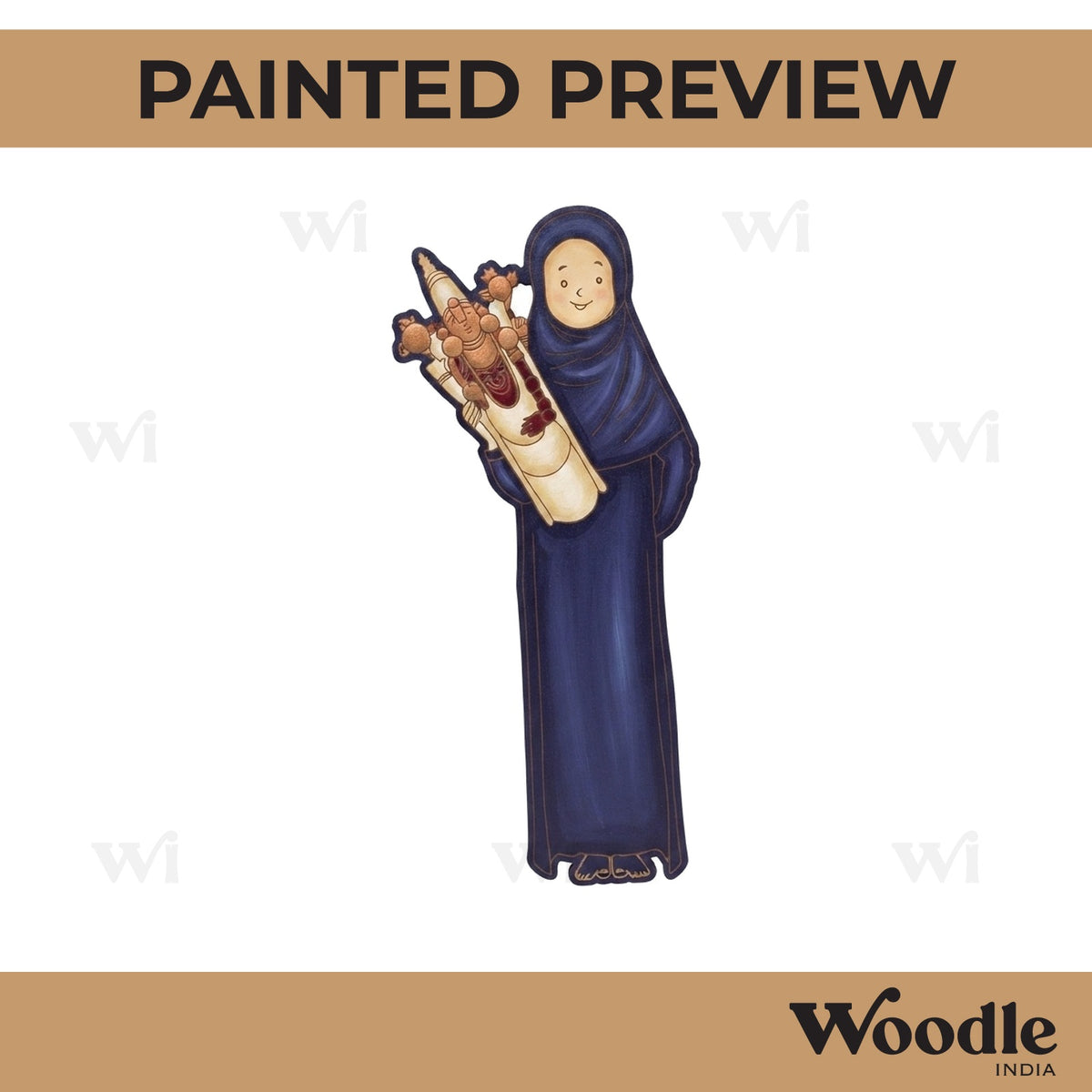 Bibi Nanchari Pre Marked MDF Design 1