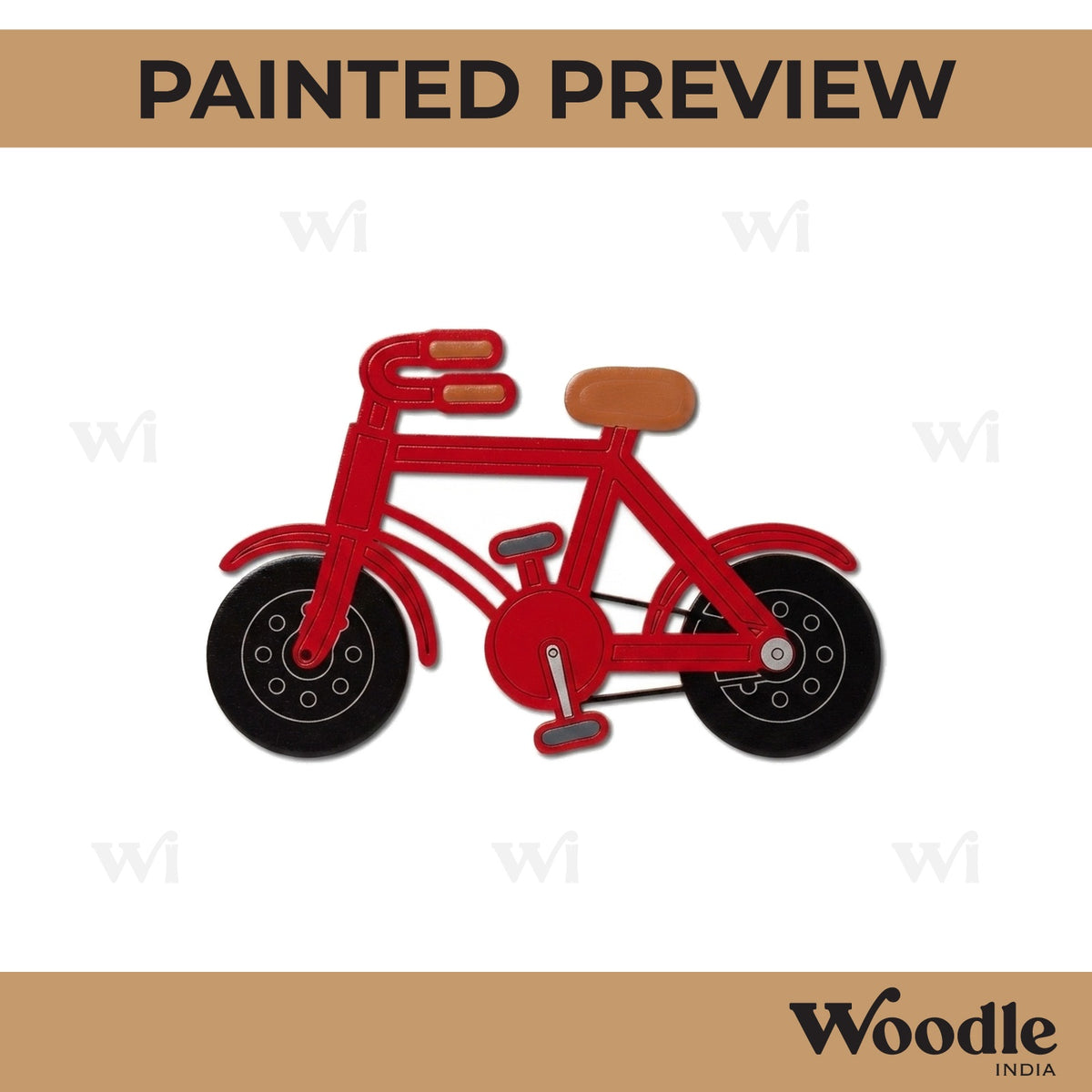 Bicycle Pre Marked MDF Design 3