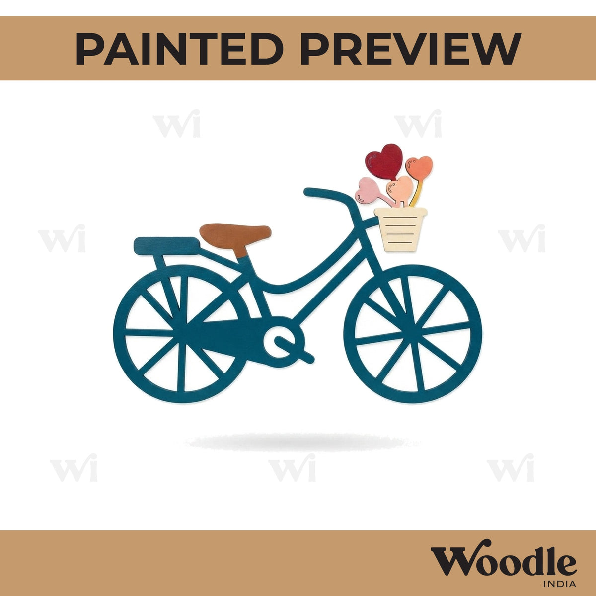 Bicycle Pre Marked MDF Design 4