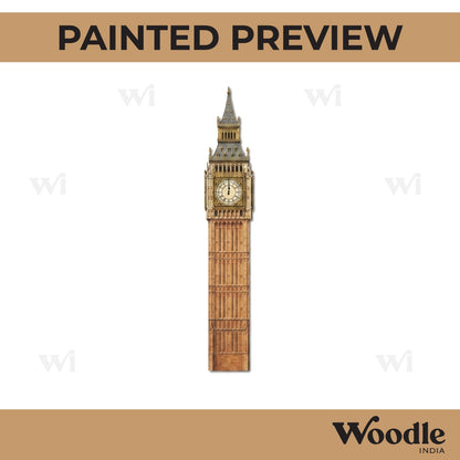 Big Ben Clock Tower Monument Cutout MDF Design 1