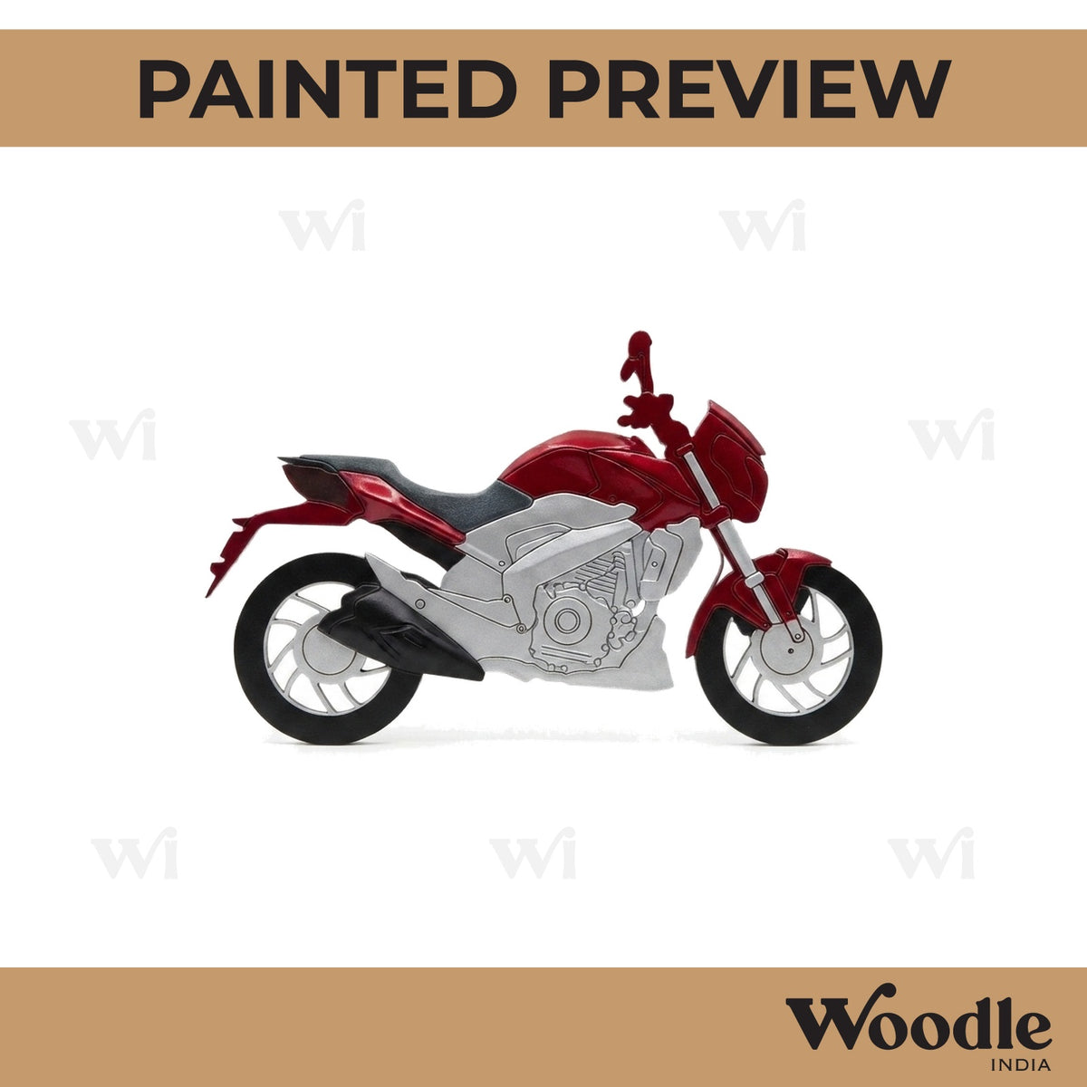 Bike Pre Marked MDF Design 1