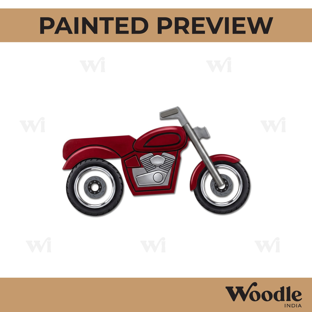 Bike Pre Marked MDF Design 3