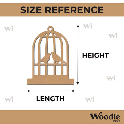 Bird Cage Cutout MDF Design 2