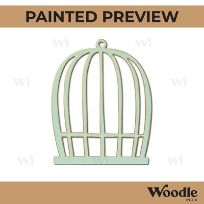 Bird Cage Cutout MDF Design 3