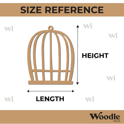 Bird Cage Cutout MDF Design 3