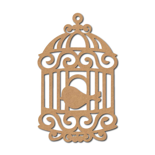 Bird Cage Cutout MDF Design 4