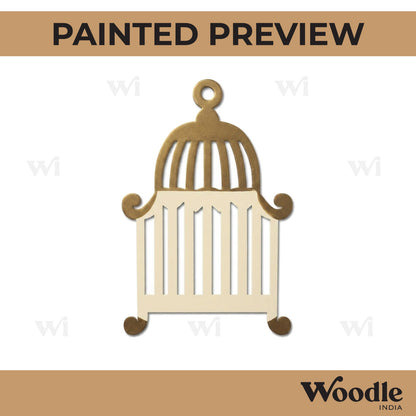 Bird Cage Cutout MDF Design 7