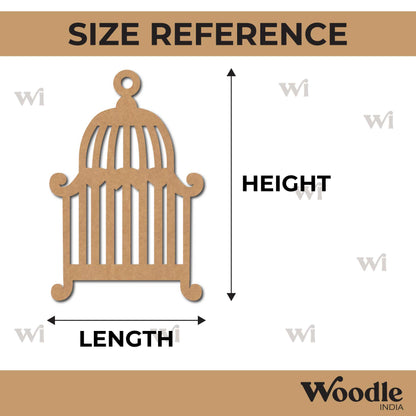 Bird Cage Cutout MDF Design 7