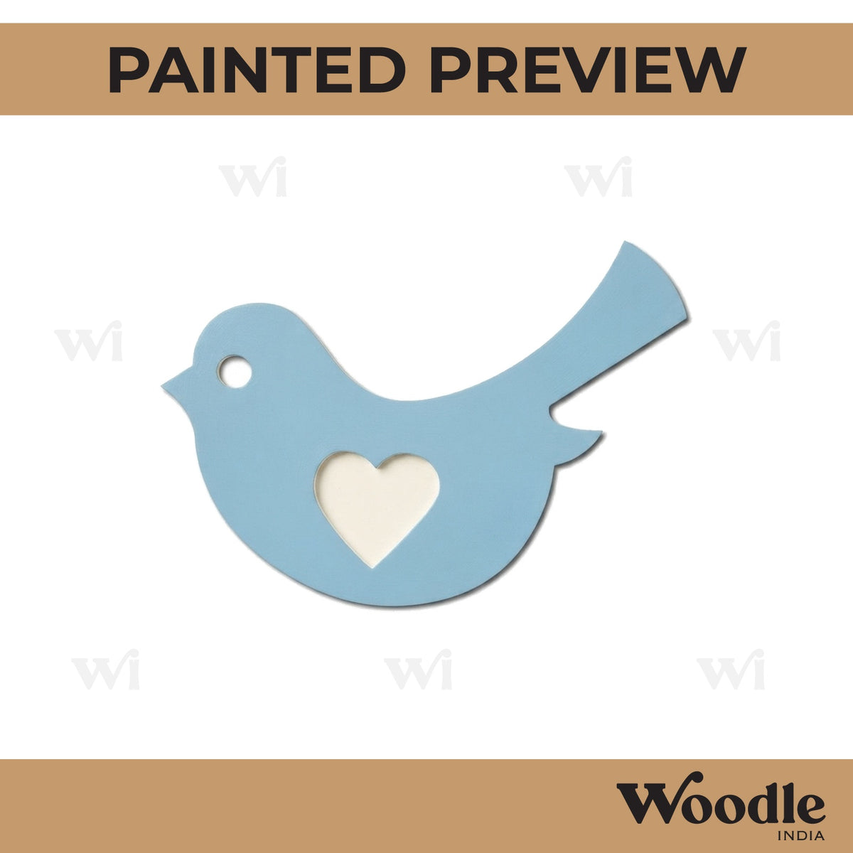 Bird Cutout MDF Design 14
