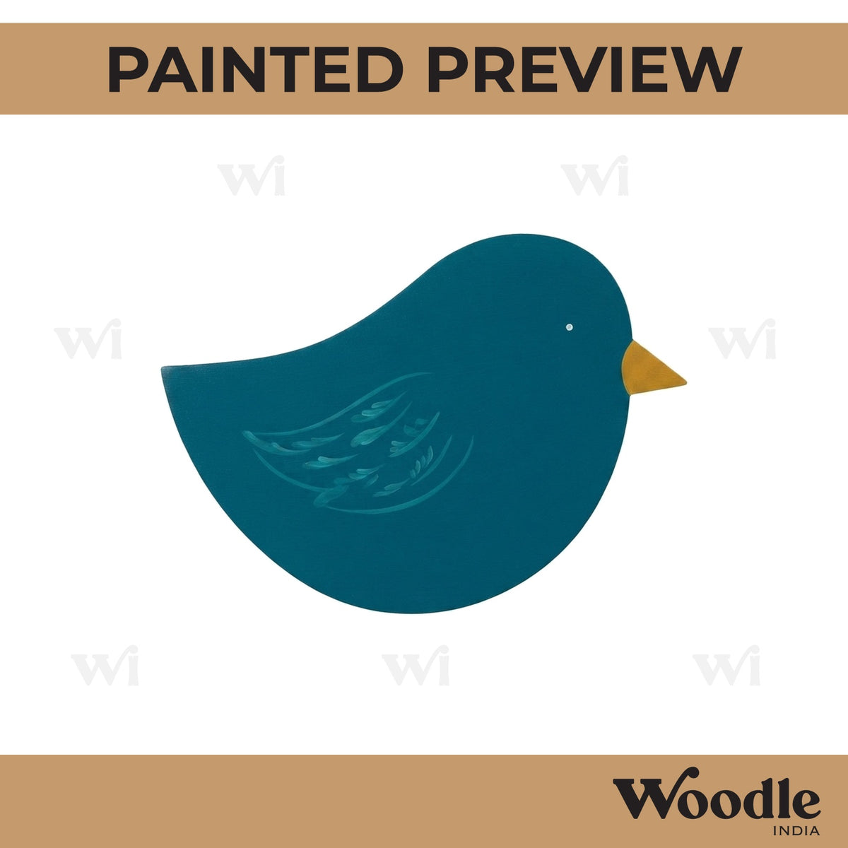 Bird Cutout MDF Design 15