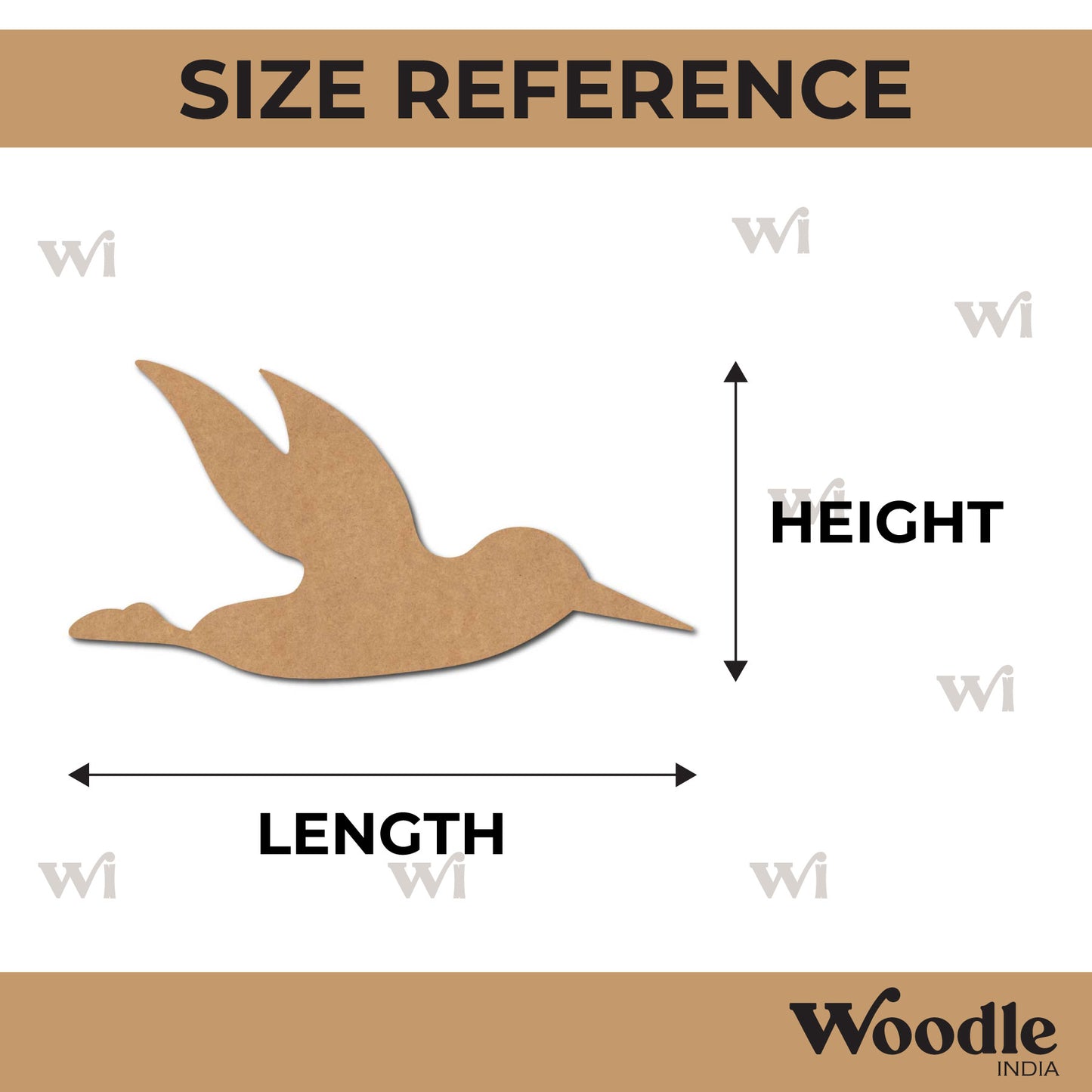 Bird Cutout MDF Design 17