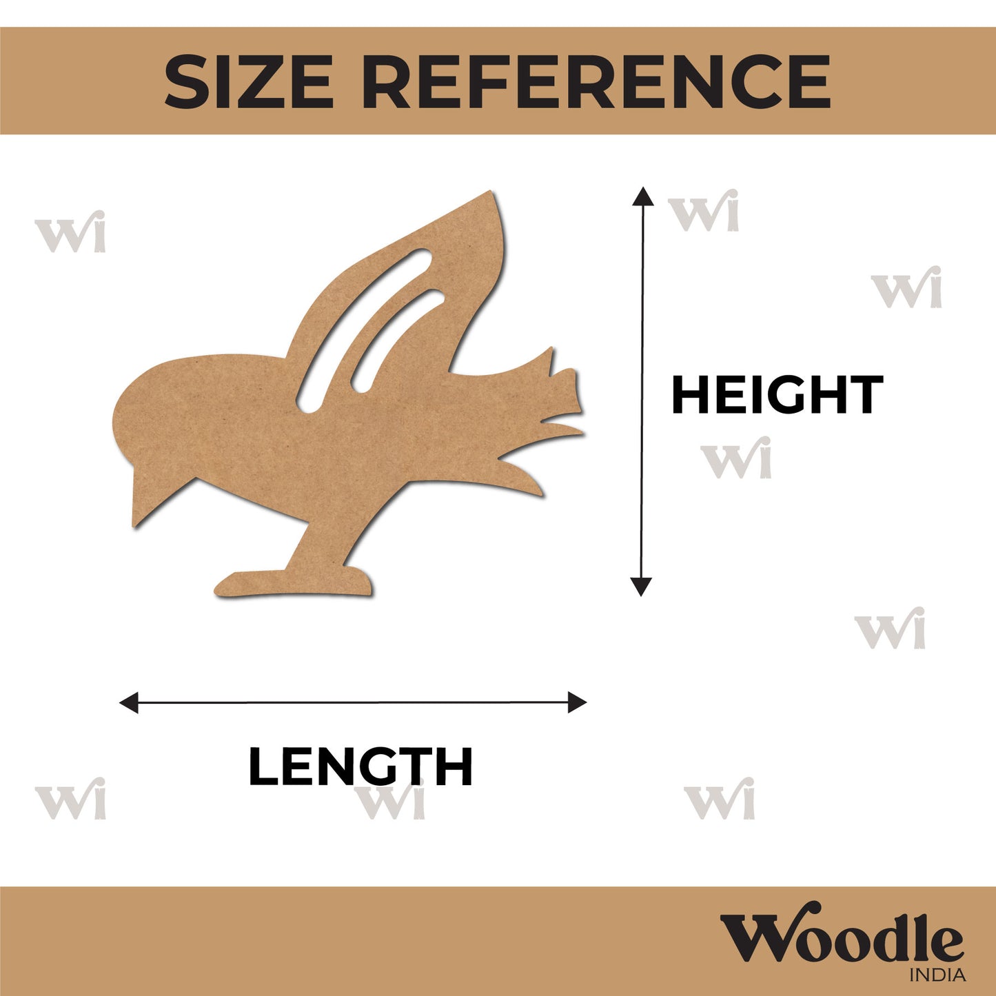 Bird Cutout MDF Design 24