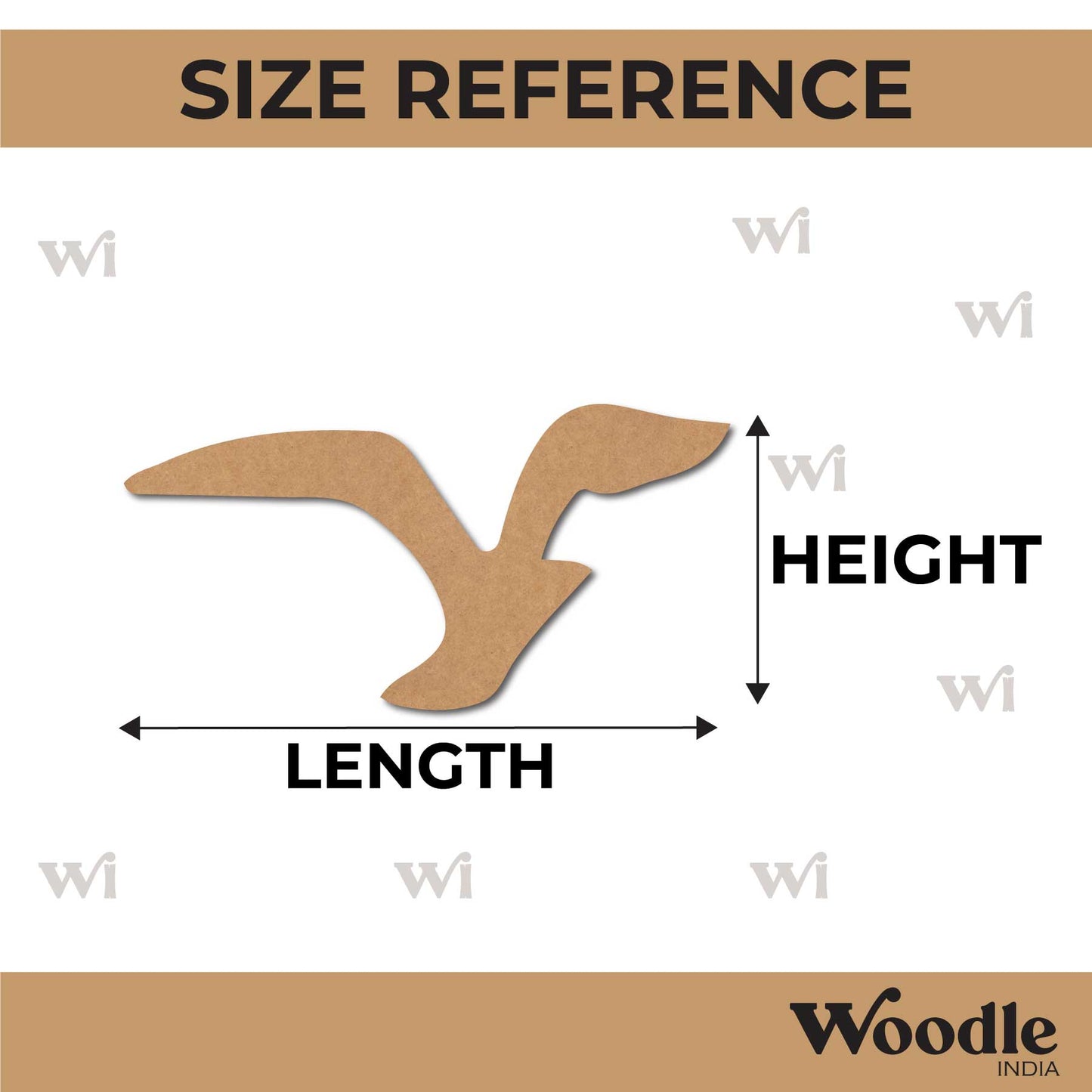 Bird Cutout MDF Design 28
