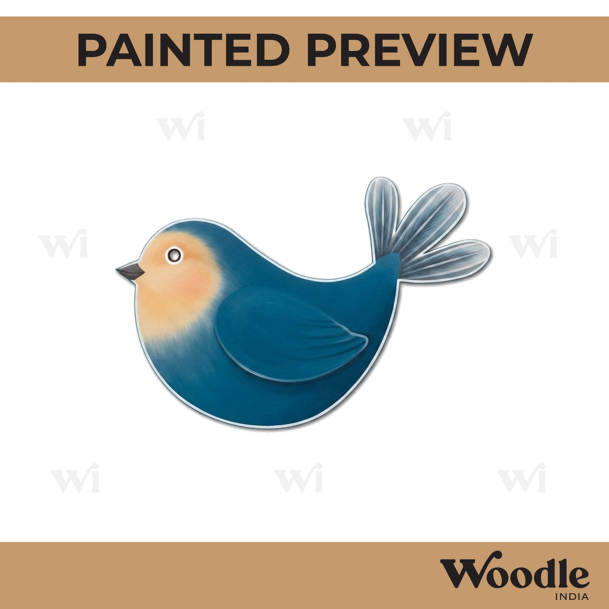 Bird Cutout MDF Design 6