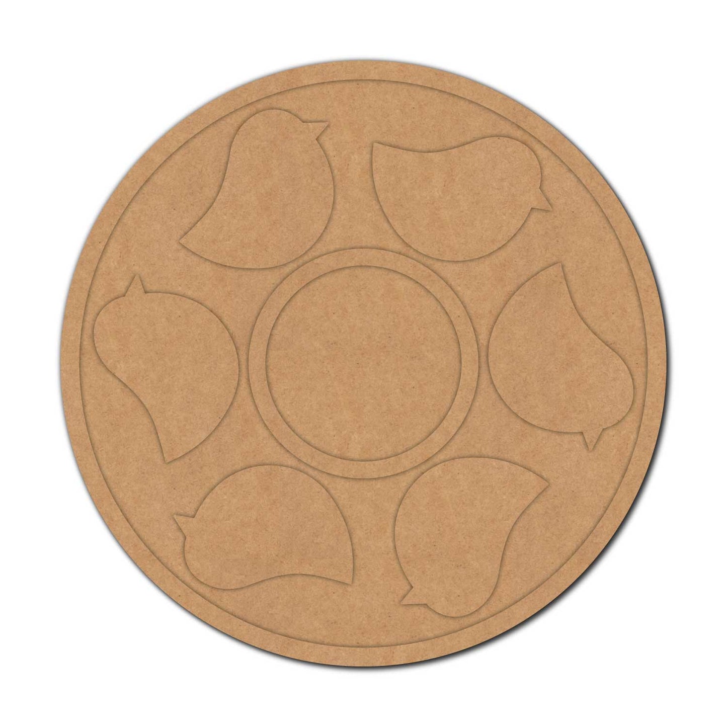 Bird Diya Tealight Holder MDF Design 1