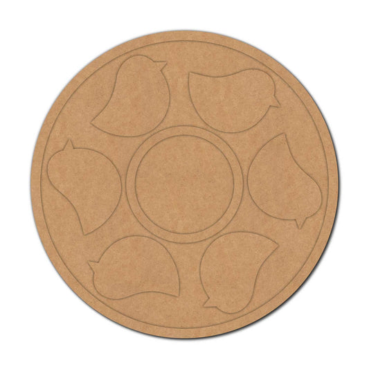 Bird Diya Tealight Holder MDF Design 1