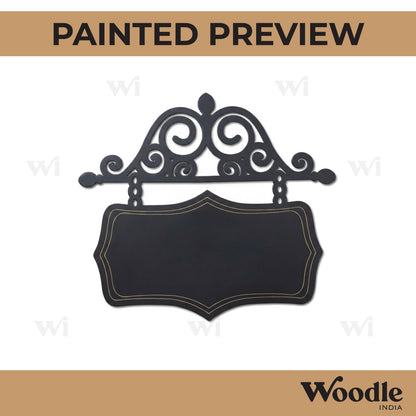 Bird Nameplate Pre Marked MDF Design 1