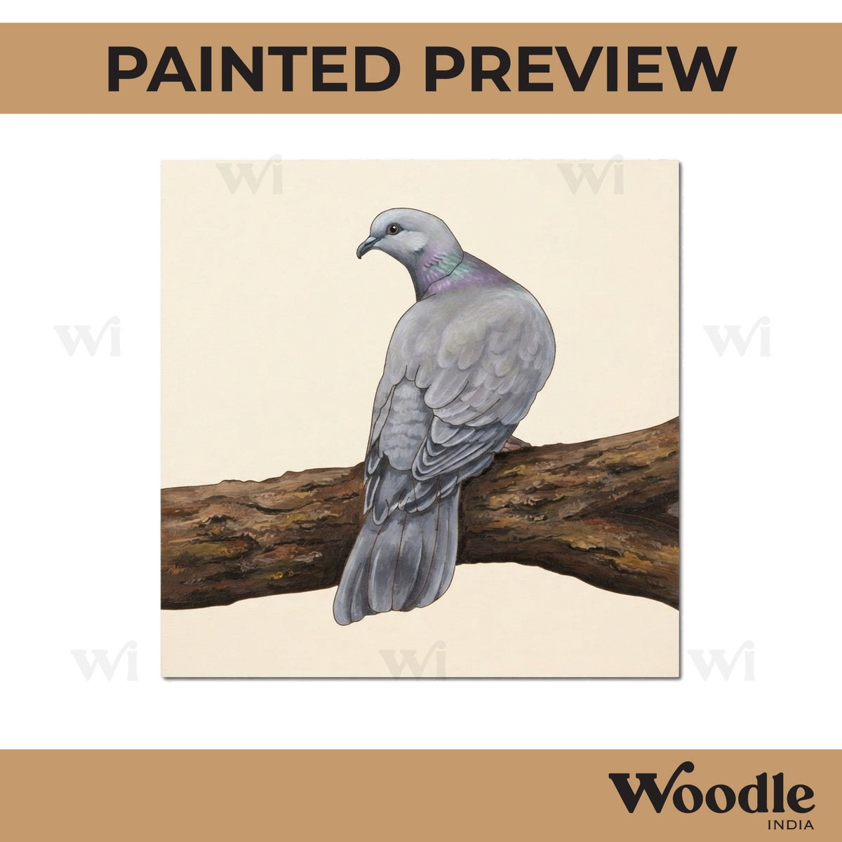 Bird Pre Marked Base MDF Design 1