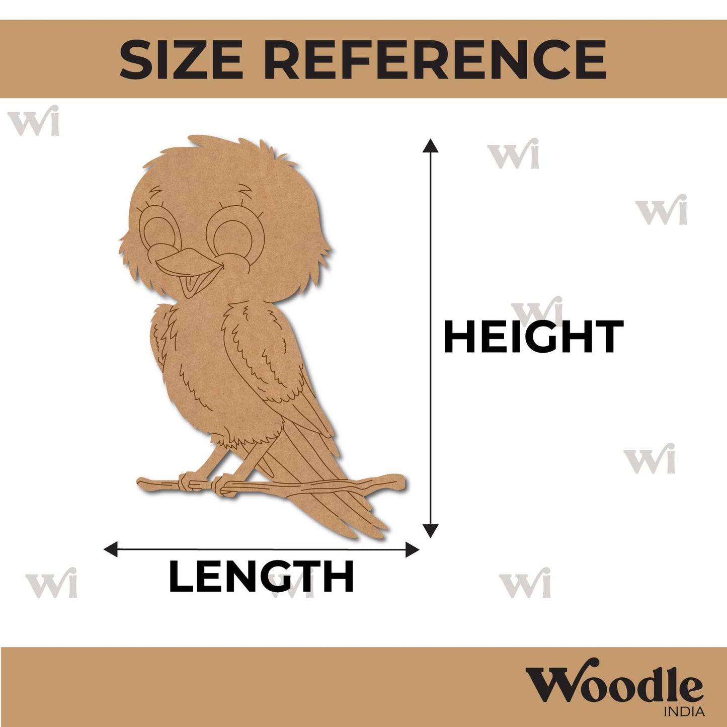 Bird Pre Marked MDF Design 11
