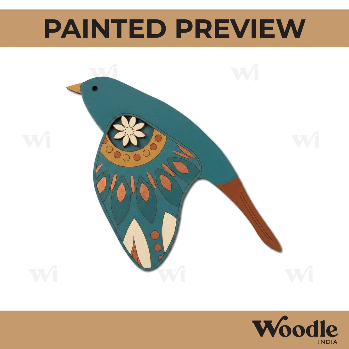 Bird Pre Marked MDF Design 7