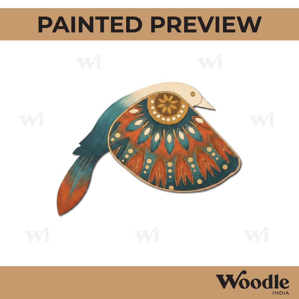 Bird Pre Marked MDF Design 8