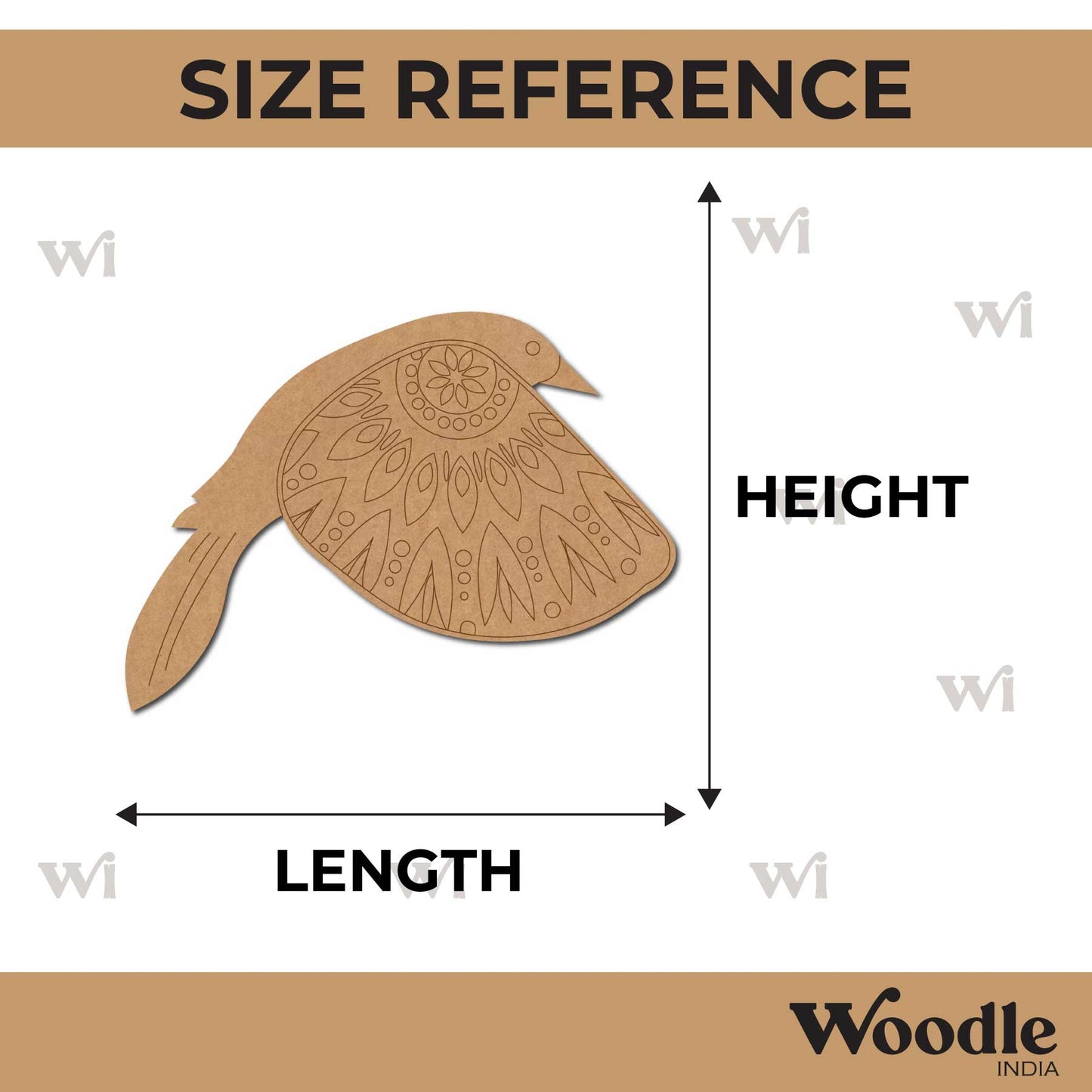 Bird Pre Marked MDF Design 8