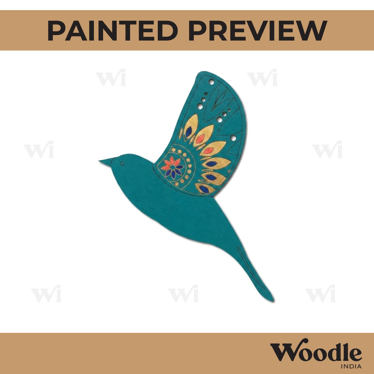 Bird Pre Marked MDF Design 9