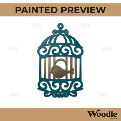 Bird Cage Cutout MDF Design 4