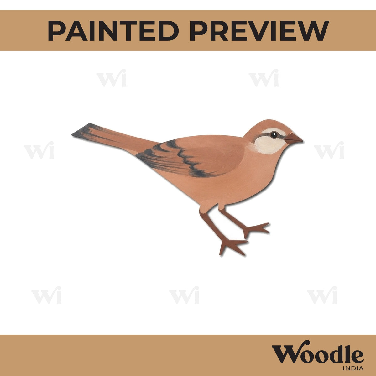 Bird Cutout MDF Design 19