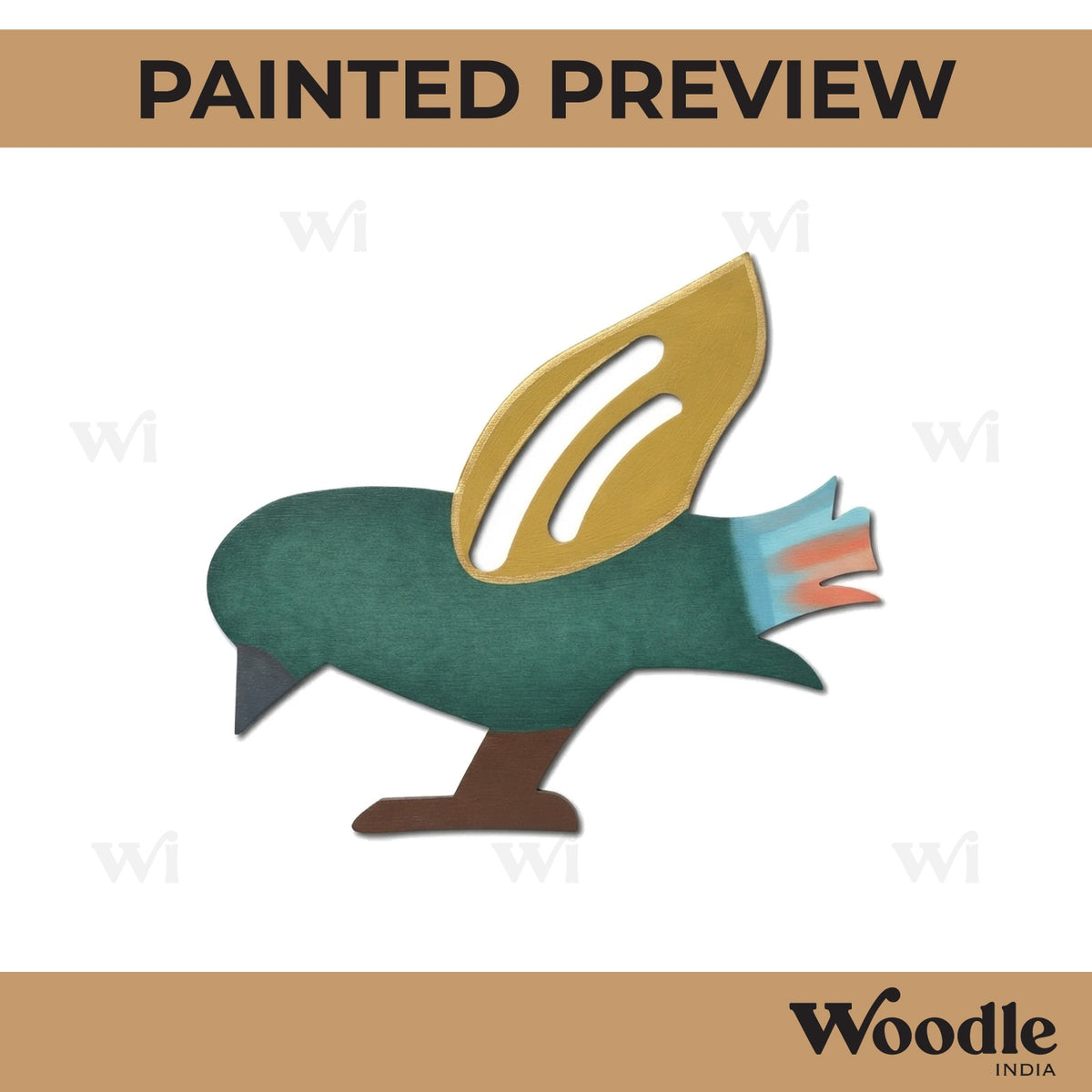 Bird Cutout MDF Design 24