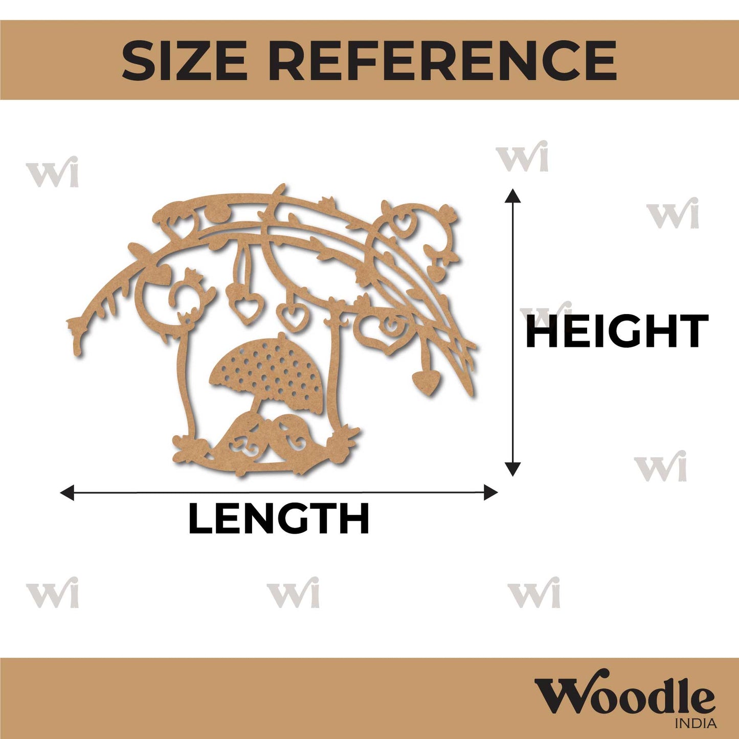 Birds Cutout MDF Design 1