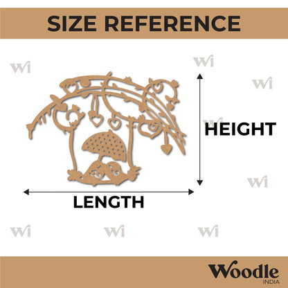 Birds Cutout MDF Design 1