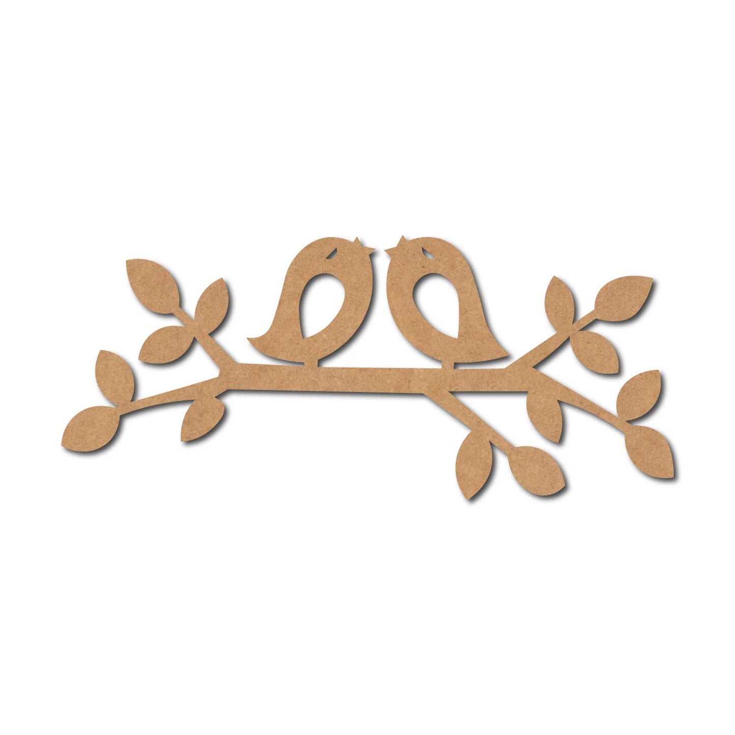 Birds On Branch Cutout MDF Design 10