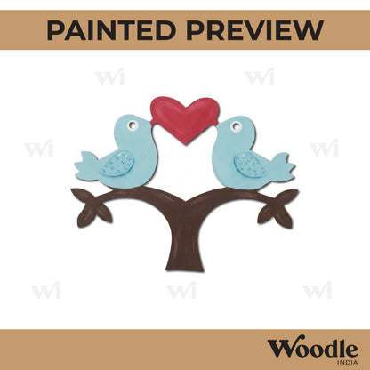 Birds On Branch Cutout MDF Design 7