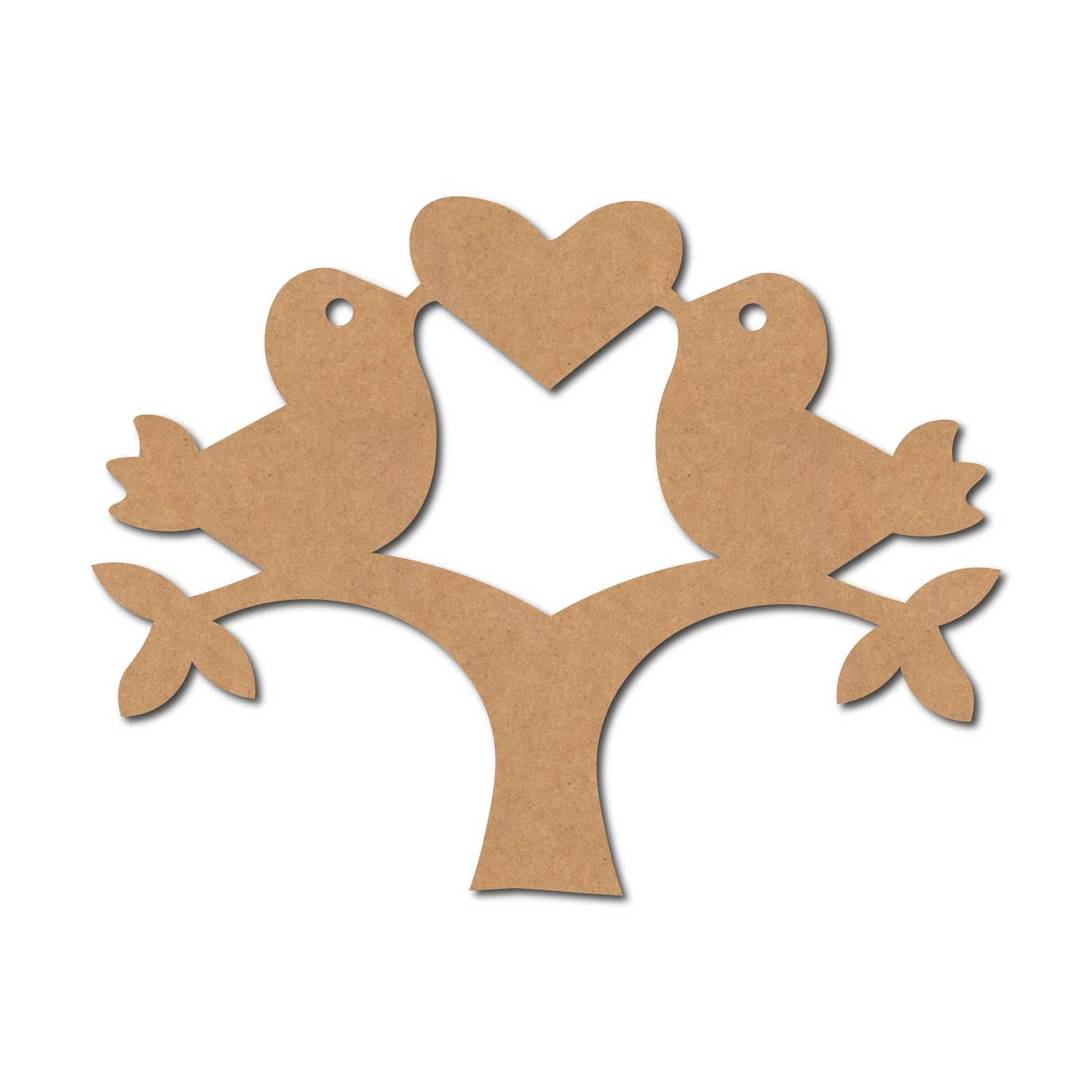 Birds On Branch Cutout MDF Design 7