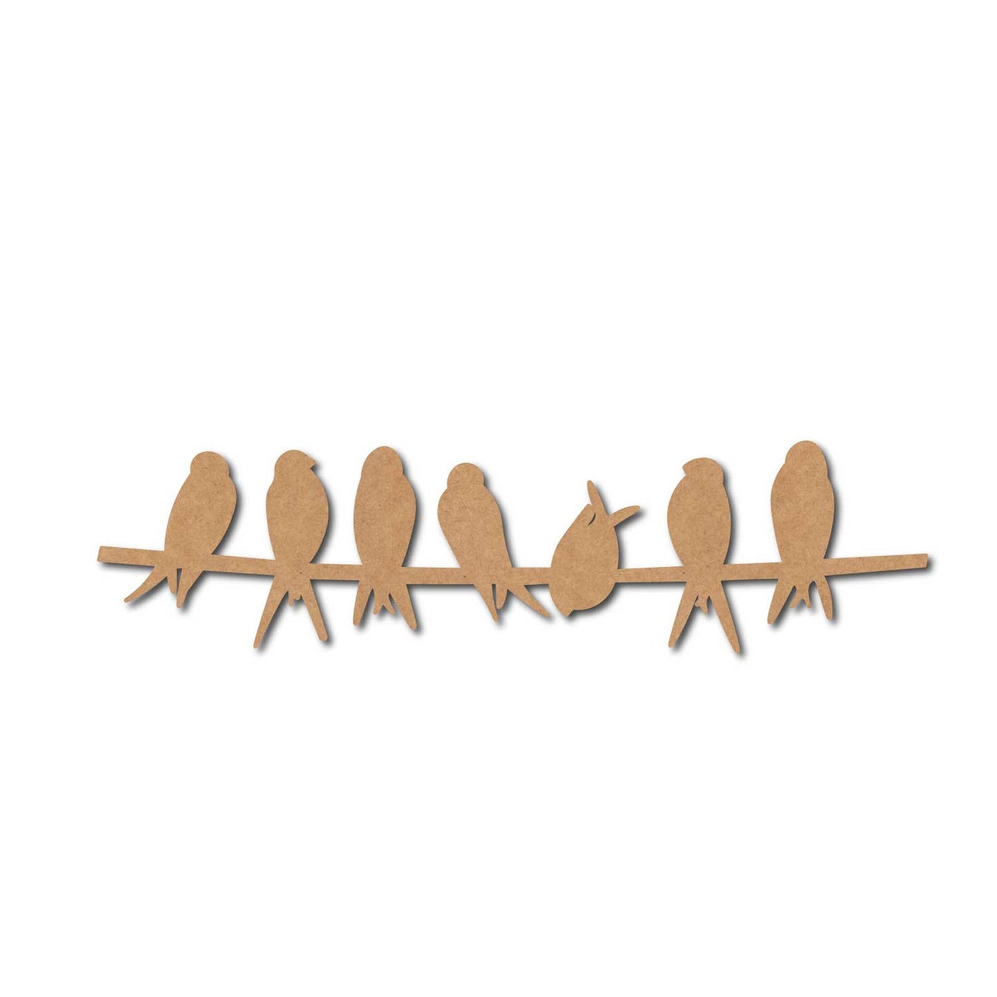 Birds On Branch Cutout MDF Design 8