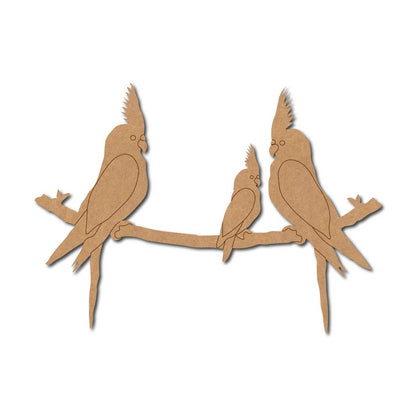 Birds On Branch Pre Marked MDF Design 5