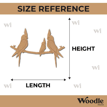 Birds On Branch Pre Marked MDF Design 5
