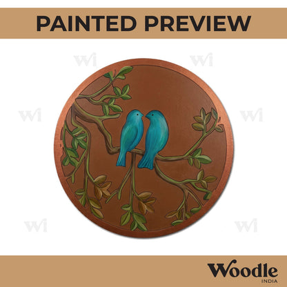 Birds On Branch Pre Marked MDF Design 6
