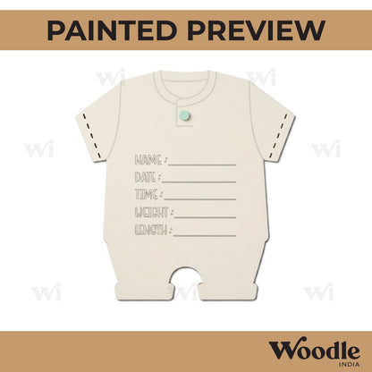 Birth Announcement Pre Marked Base MDF Design 3