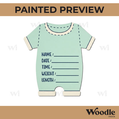Birth Announcement Pre Marked Base MDF Design 4