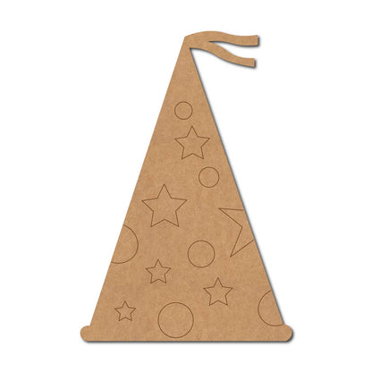 Birthday Cap Pre Marked MDF Design 1
