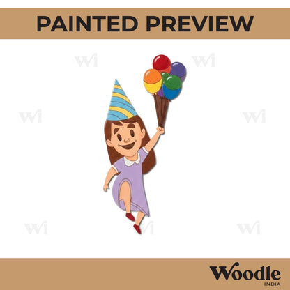 Birthday Girl Pre Marked MDF Design 2