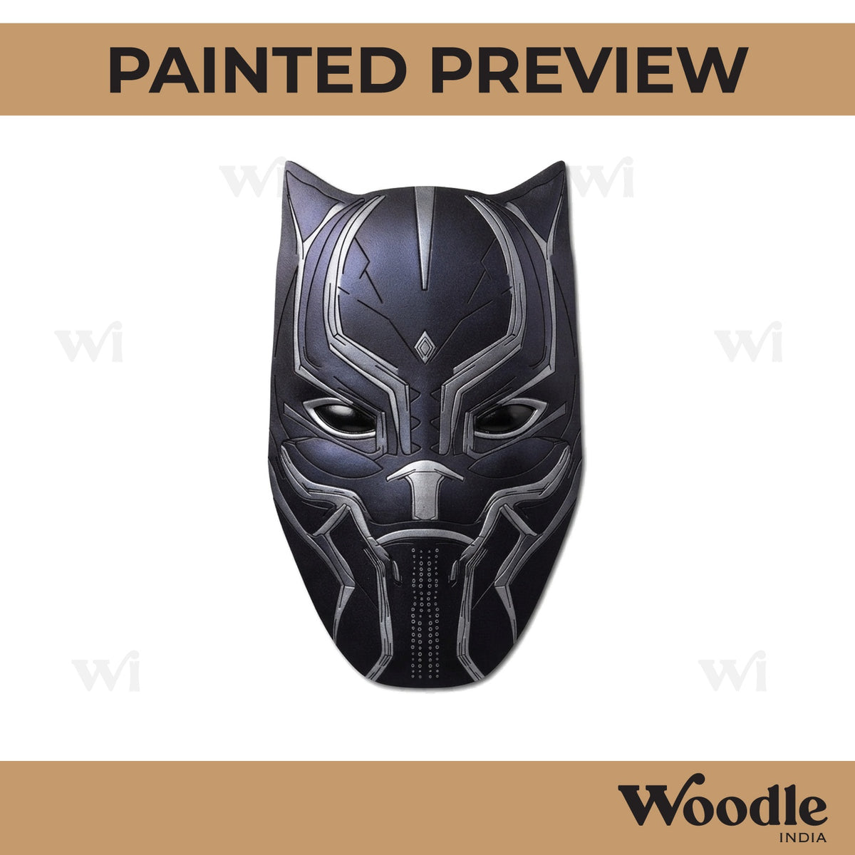Black Panther Marvel Avengers Pre Marked MDF Design 2