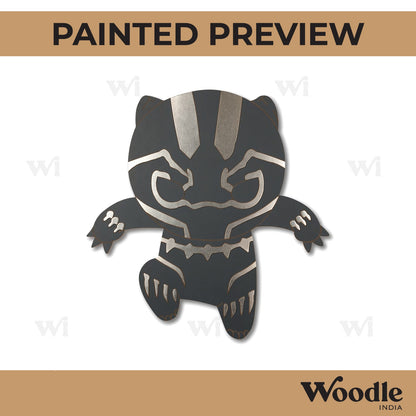 Black Panther Marvel Avengers Pre Marked MDF Design 4