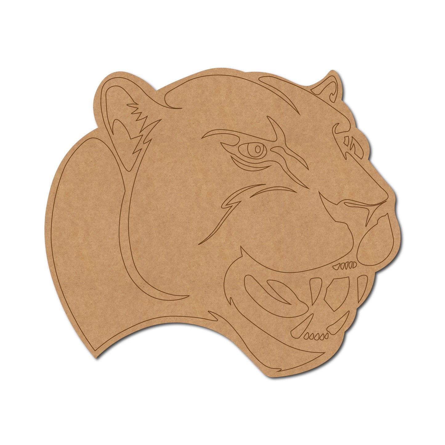 Black Panther Pre Marked MDF Design 1