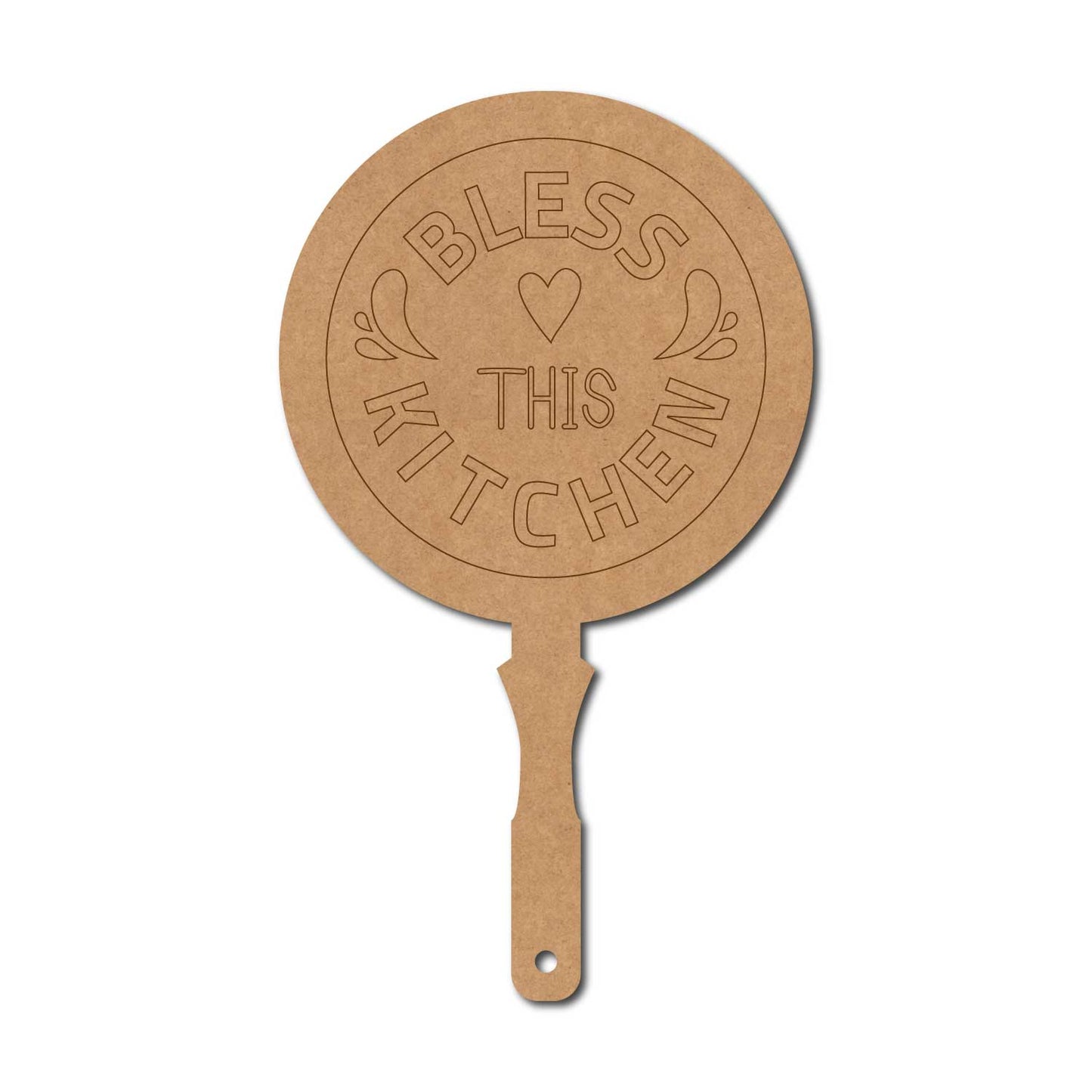 Bless This Kitchen Chopping Board Pre Marked MDF Design 1