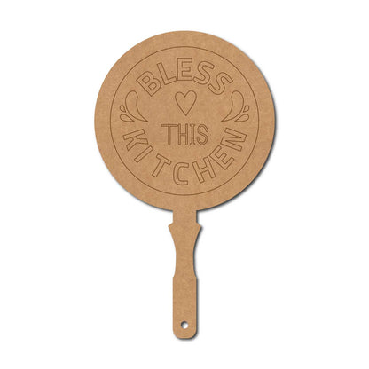 Bless This Kitchen Chopping Board Pre Marked MDF Design 1