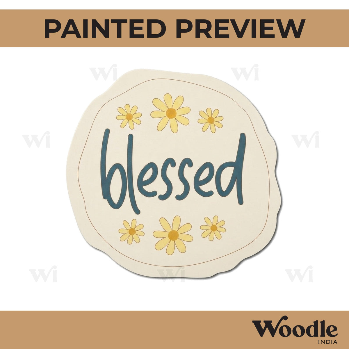 Blessed Pre Marked Base MDF Design 1